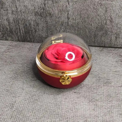 باکس گل رز چرخان گرد