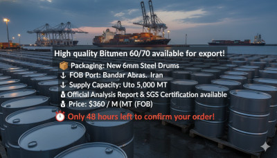 فروش ویژه قیر 60/70 صادراتی | 