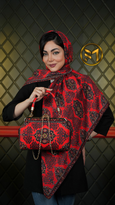 ست مجلسی کیف و روسری و کفش
