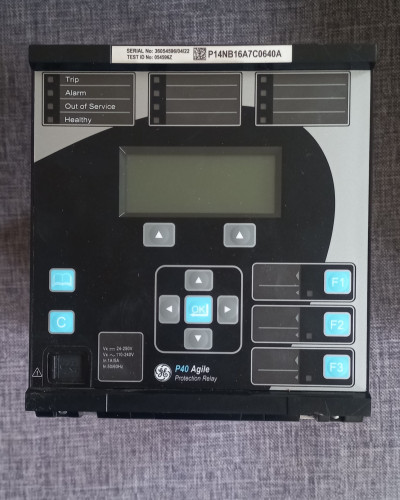 رله حفاظت اورکارنت پست برق GE agile P14NB