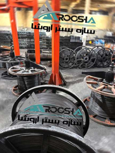 وال پست ساختمانی+میلگرد بستر+نادوانی +و اتصالات