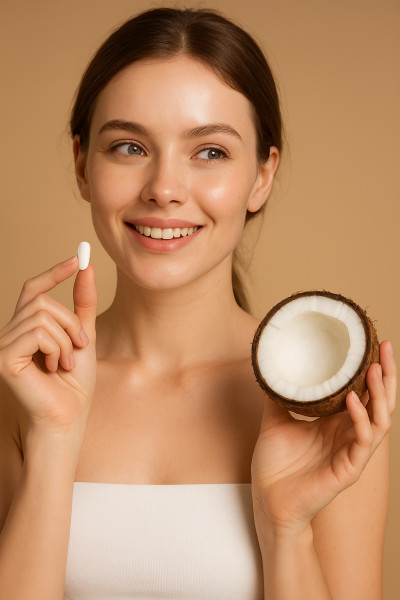 تخفیف ویژه قرص کوکونات کلاژن – پوست جوان، موهای درخشان، زیبایی از درون