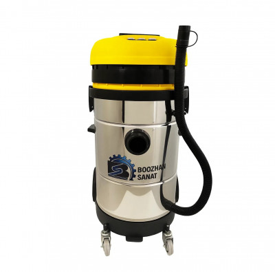 جاروبرقی صنعتی بوژان صنعت مدل B83WD سه موتوره ۸۰ لیتری آب و خاک