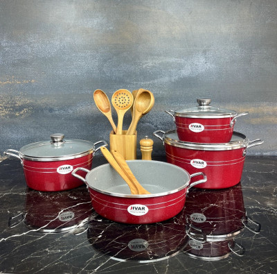 فروش عمده و خرده سرویس قابلمه گرانیتی ژیوار