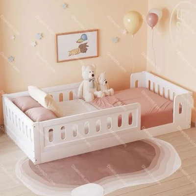 تخت کودک نرده دار کد DC095