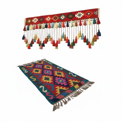 پرده سنتی،گلیم دستبافت