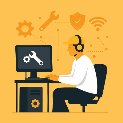 خدمات تخصصی کامپیوتری و شبکه در محل شما – سریع، مطمئن و حرفه‌ای