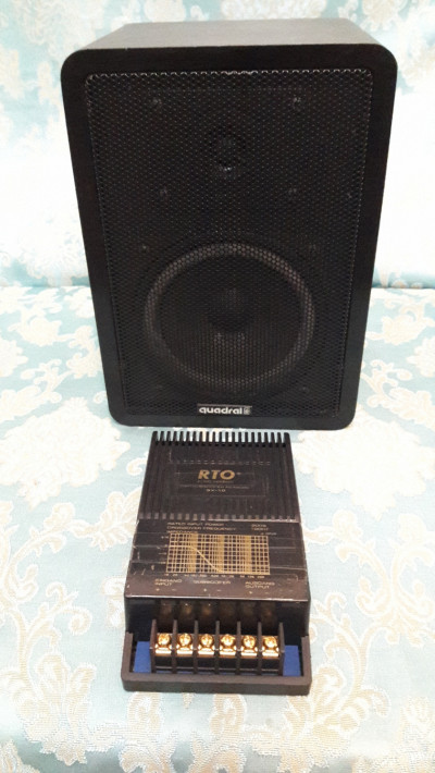 بلندگوی حرفه ای Quadral آلمانی و فیلتر RTO subwoofer