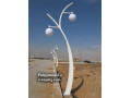 پایه روشنایی 12 متری یک تیکه  - بال ولو سه تیکه valvos