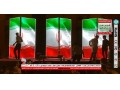 دکور سازی غرفه یا استودیو خبری با video wall و  Led TV - video conference ایران